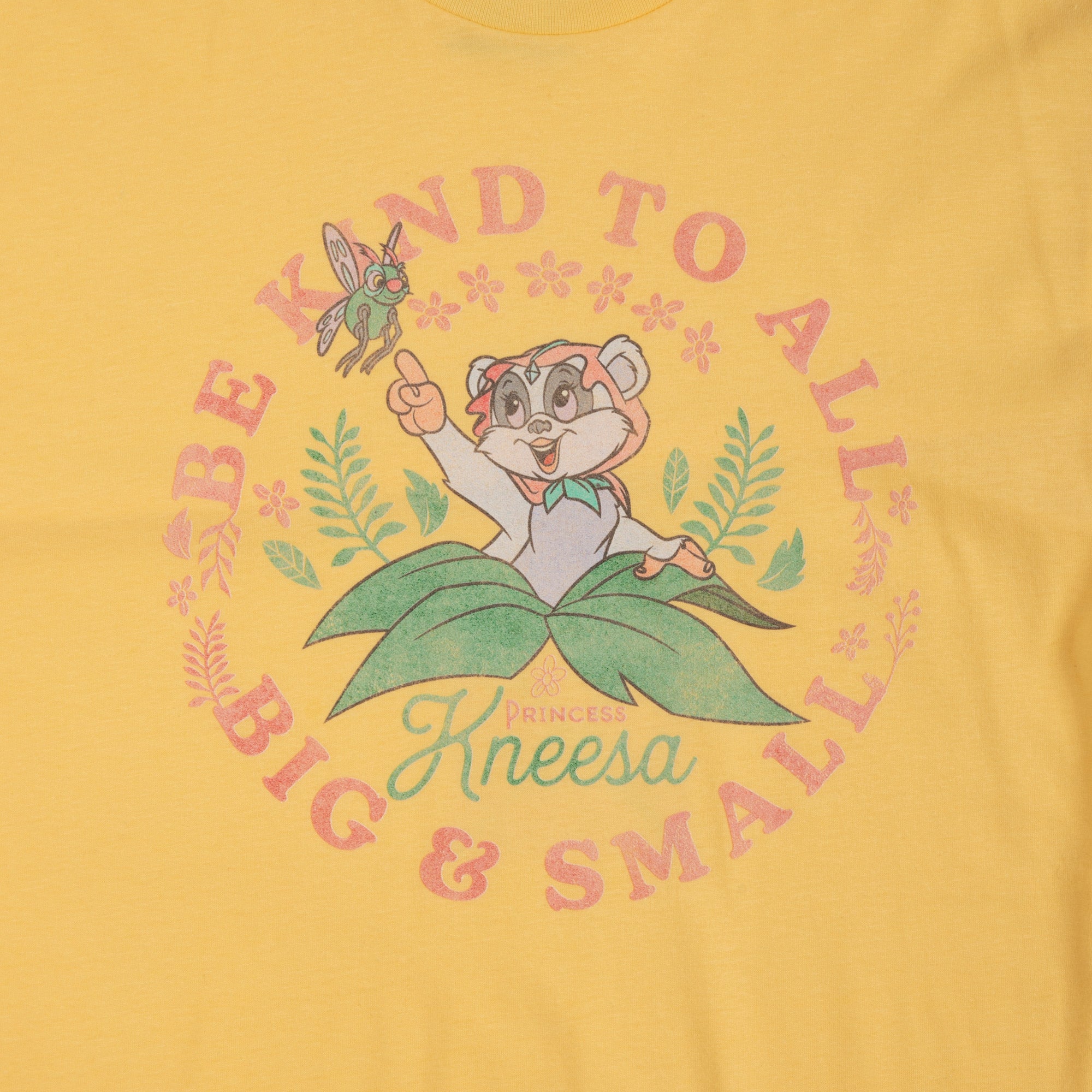 Princess Kneesa Be Kind Yellow Tee