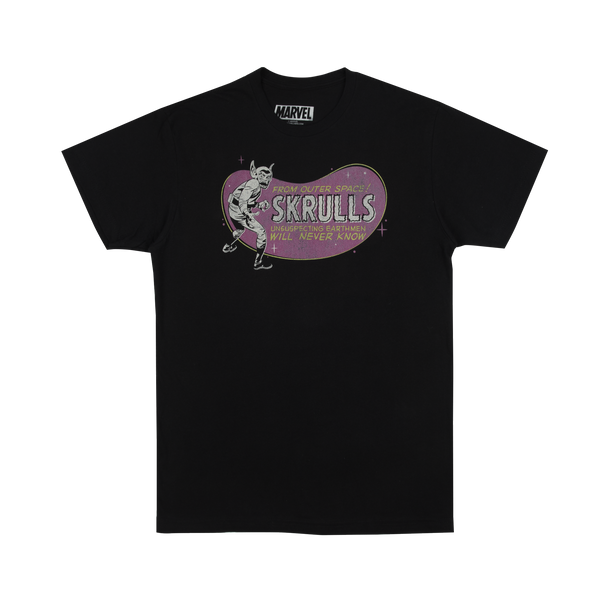 Skrulls From Outer Space Black Tee