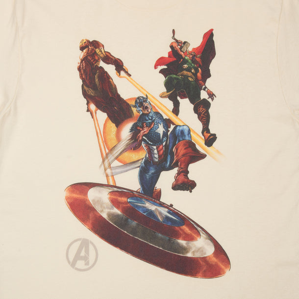 Thor - Man, Marvel Villains™ & Accessories Heroes Apparel Marvel Iron & Captain Official | America, Tee Natural |