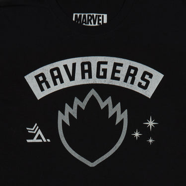 T-shirt noir à motif rocker Ravagers