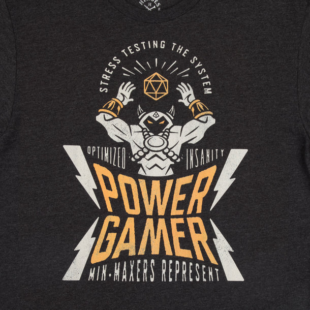 Power Gamer Black Tee