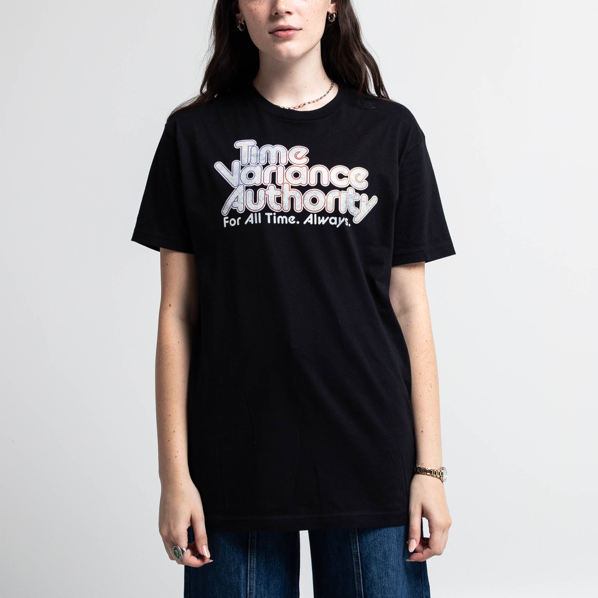 Time Variance Authority Souvenir Black Tee