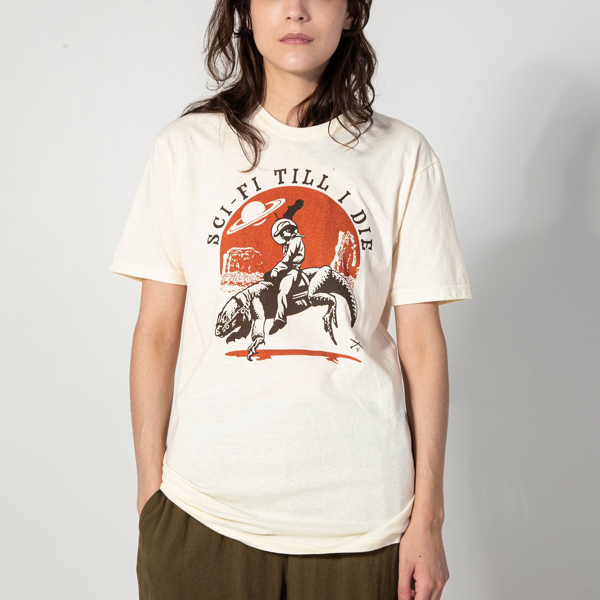 Space Cowboy Natural Tee