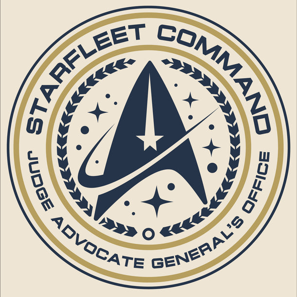 Starfleet Command Judge Advocate General Natural Tee