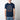 Ad Astra Per Aspera Navy Tee with printed Star Trek U.S.S. Enterprise design, ribbed crew neck, short sleeves, and regular fit.