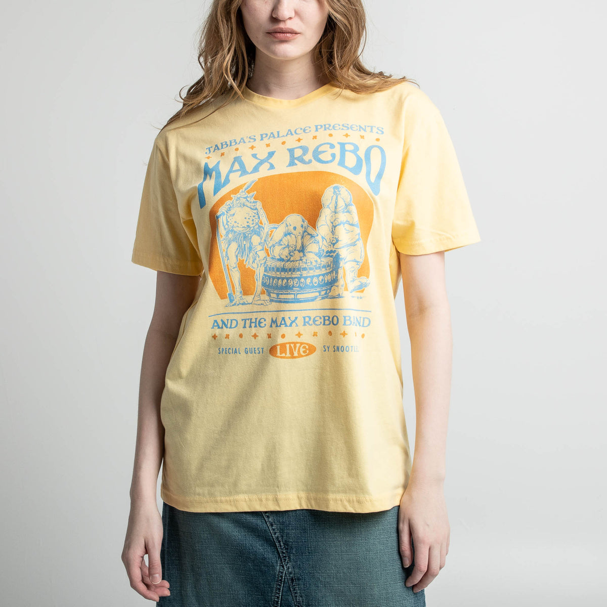 Star Wars Max Rebo Band Yellow Tee | Official Apparel 