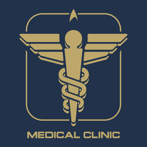 Medical Clinic Symbol Navy Tee