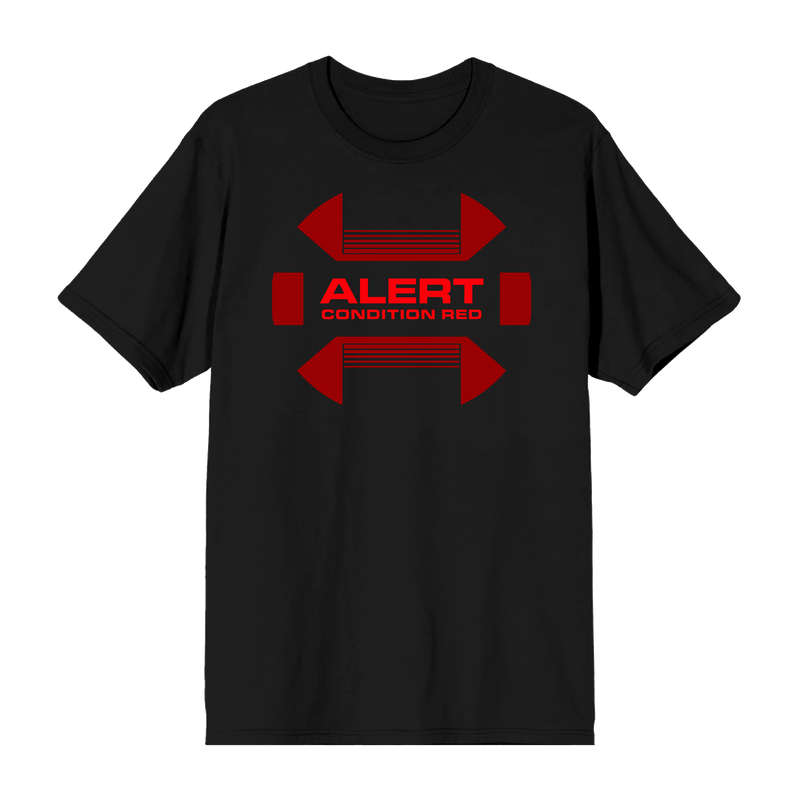 Star Trek Enterprise Red Alert Black Tee | Official Apparel ...