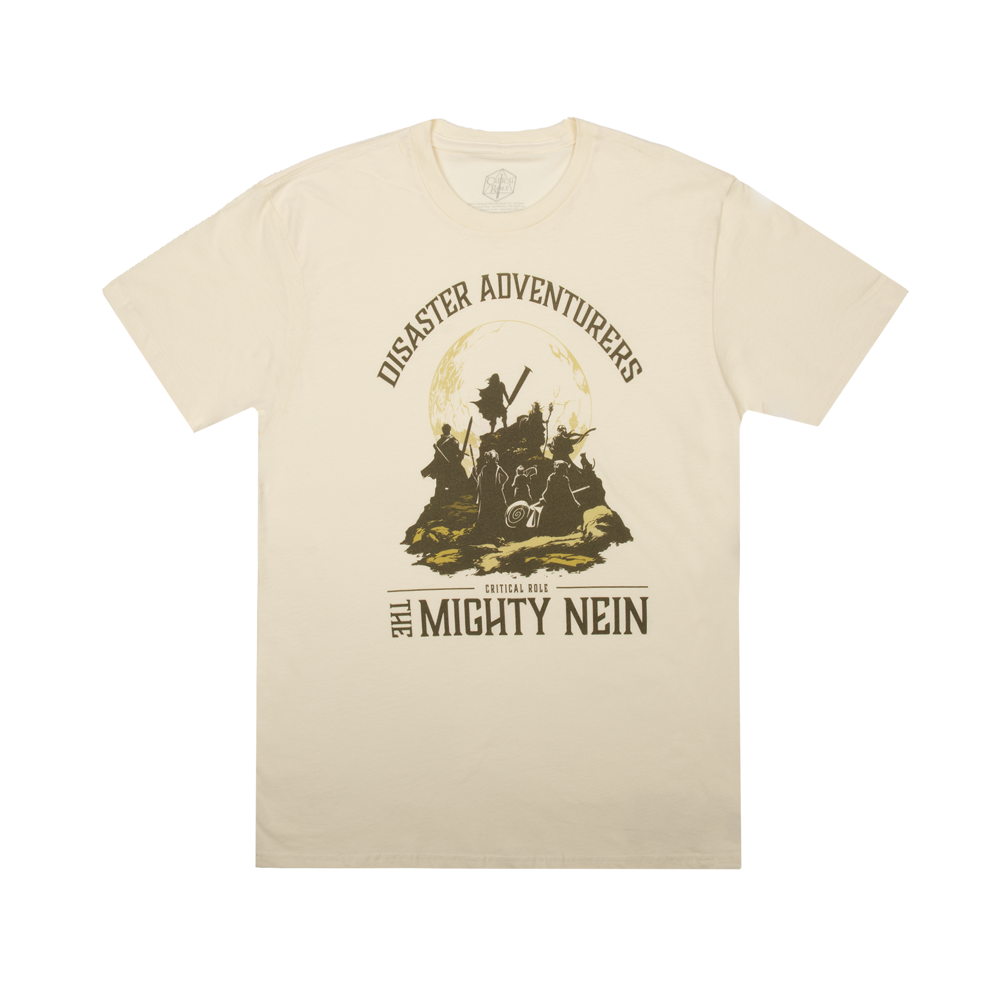 Mighty Nein Disaster Adventurers Natural Tee