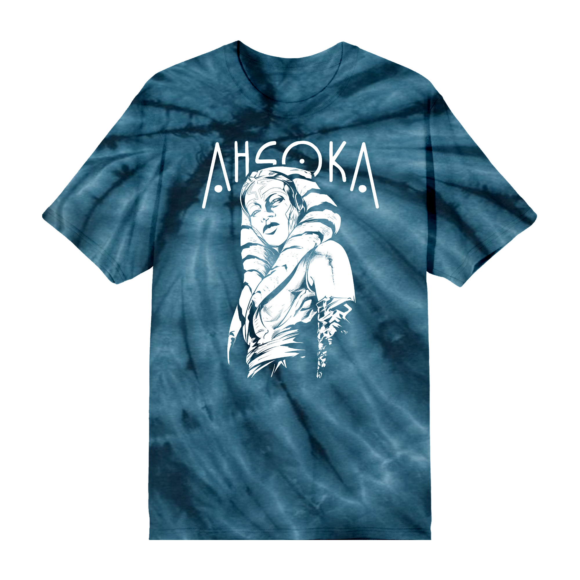 Ahsoka Series Ahsoka Navy Tie Dye Tee