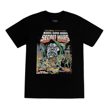 T-shirt noir Doctor Doom de Secret Wars