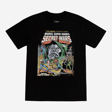 Doctor Doom From Secret Wars Classic Comfort Tee - Heroes & Villains-Marvel-T-Shirt