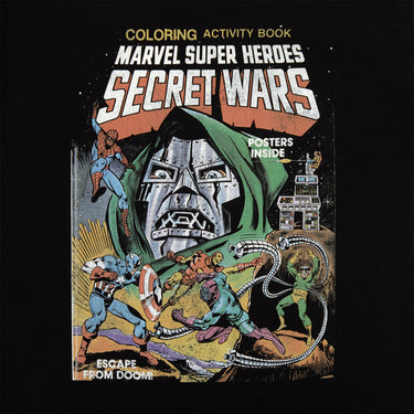 T-shirt noir Doctor Doom de Secret Wars