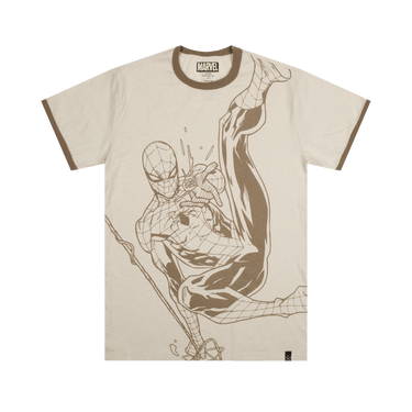 Spider-Man Web Swinging Natural Tee