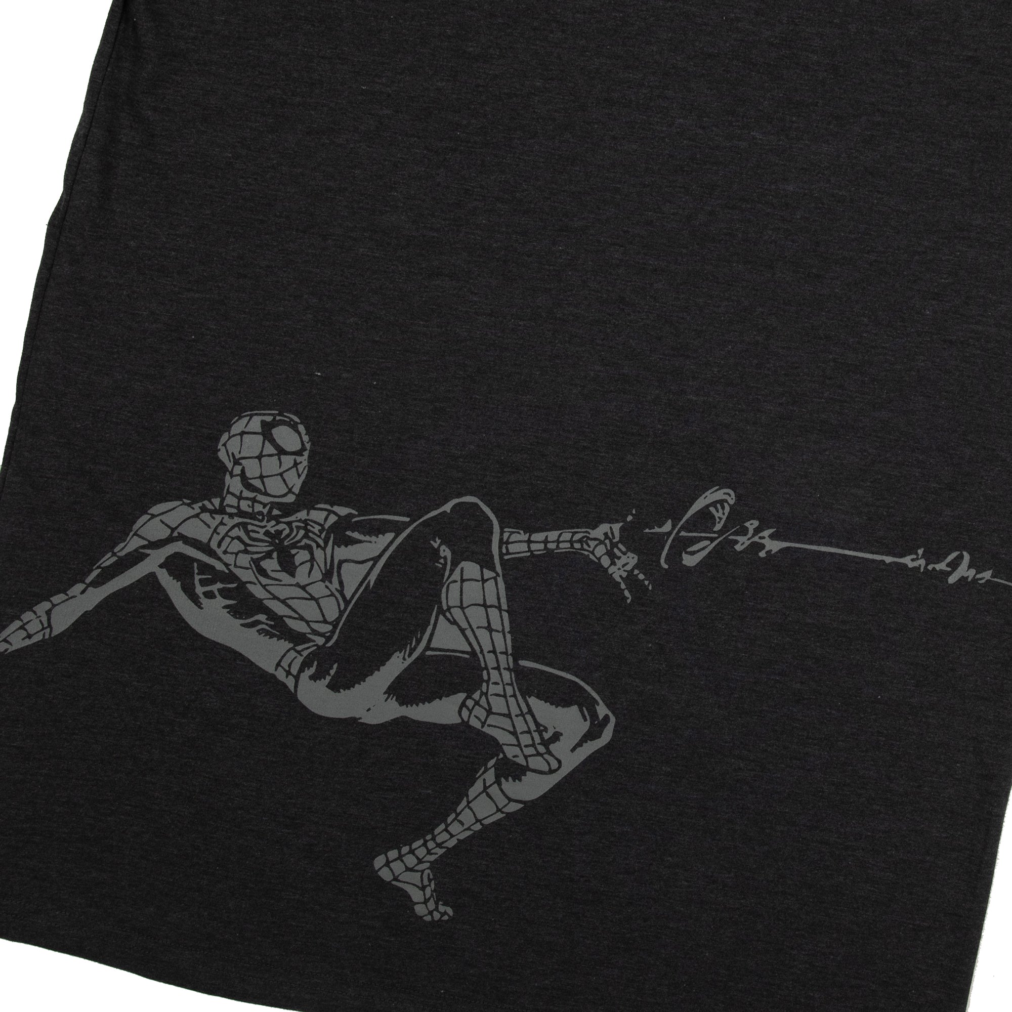 Spider-Man Web Slinging Charcoal Tee