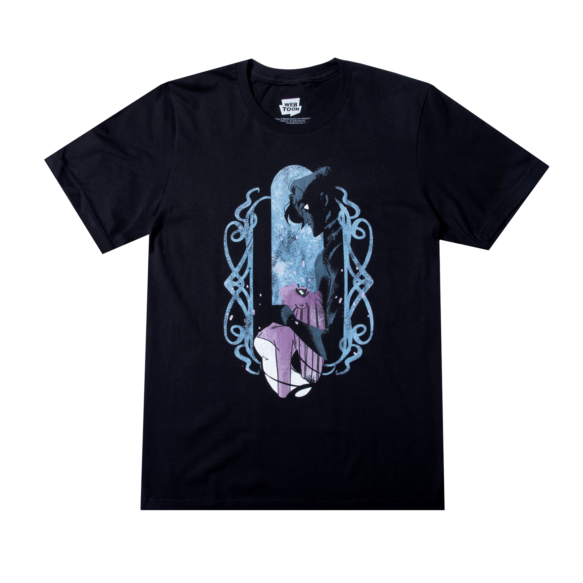 Hades & Persephone Gaze Black Tee