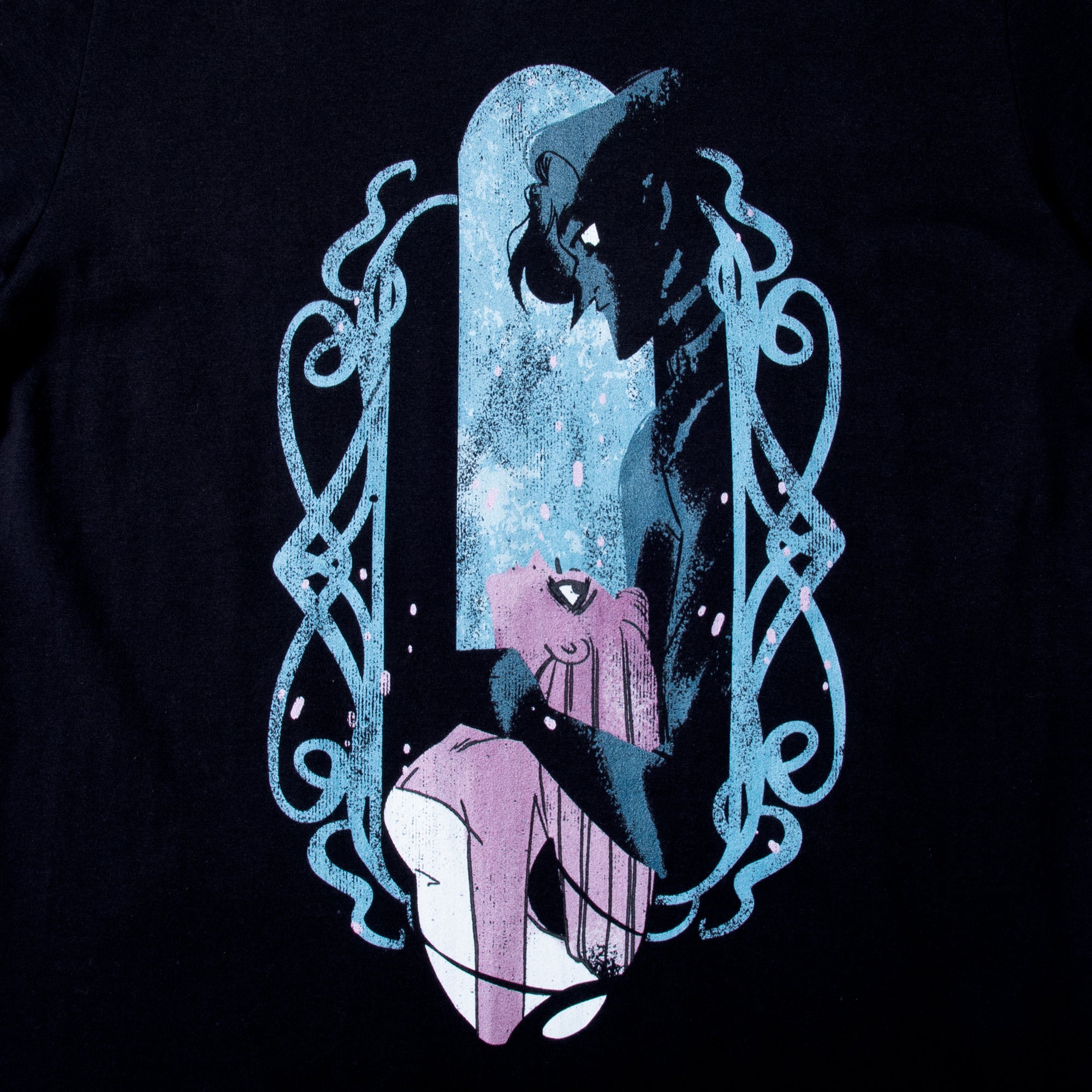 Hades & Persephone Gaze Black Tee