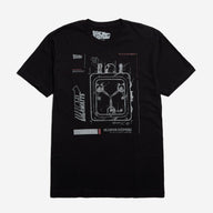 Back to the Future Flux Capacitor Schematic Tee
