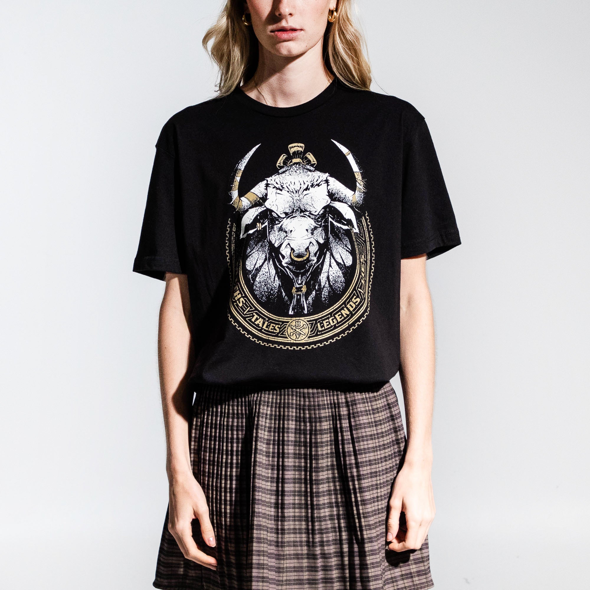 Minotaur Black Tee