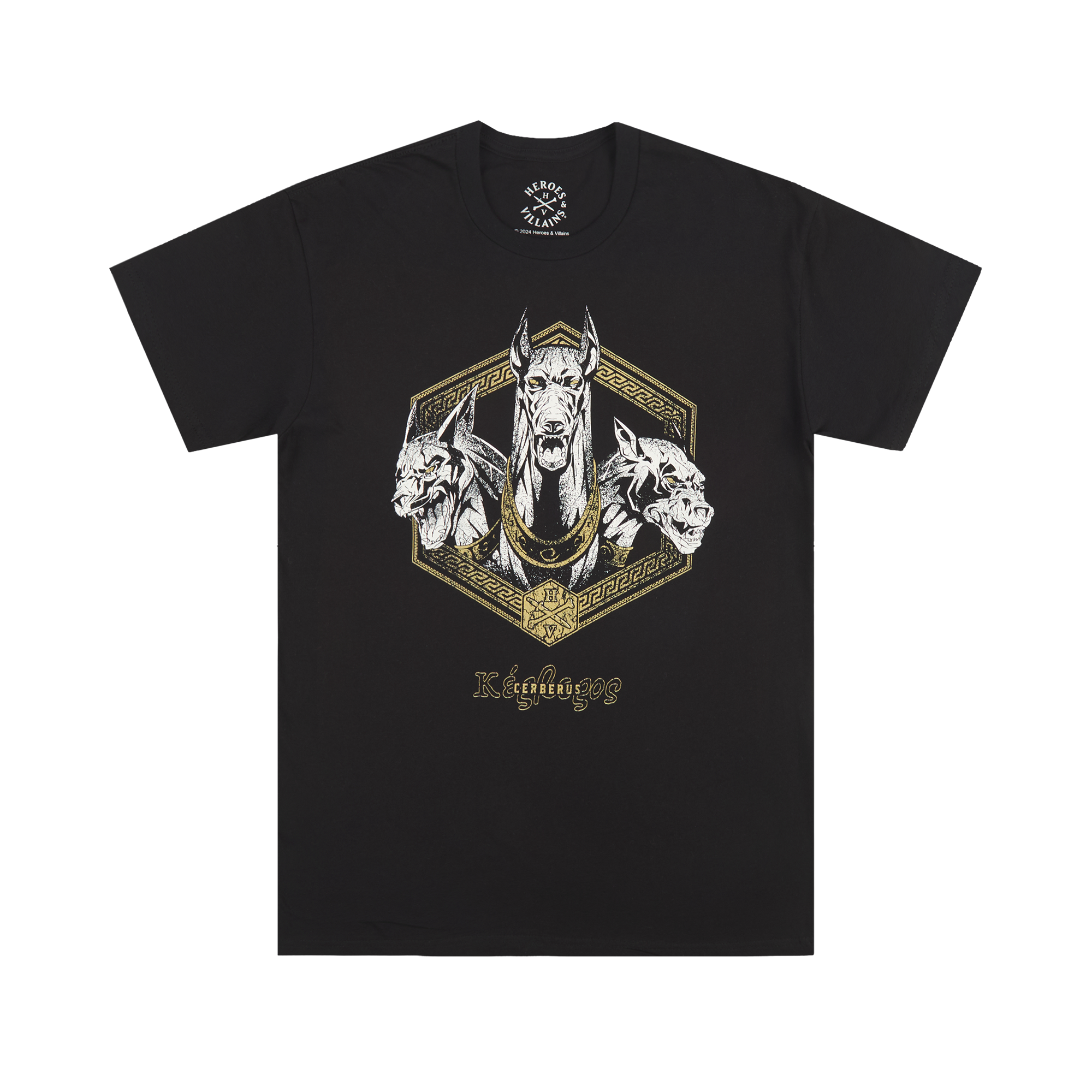 Cerberus Heads Black Tee