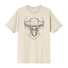 Jimmy With Horns & Cup Natural Tee