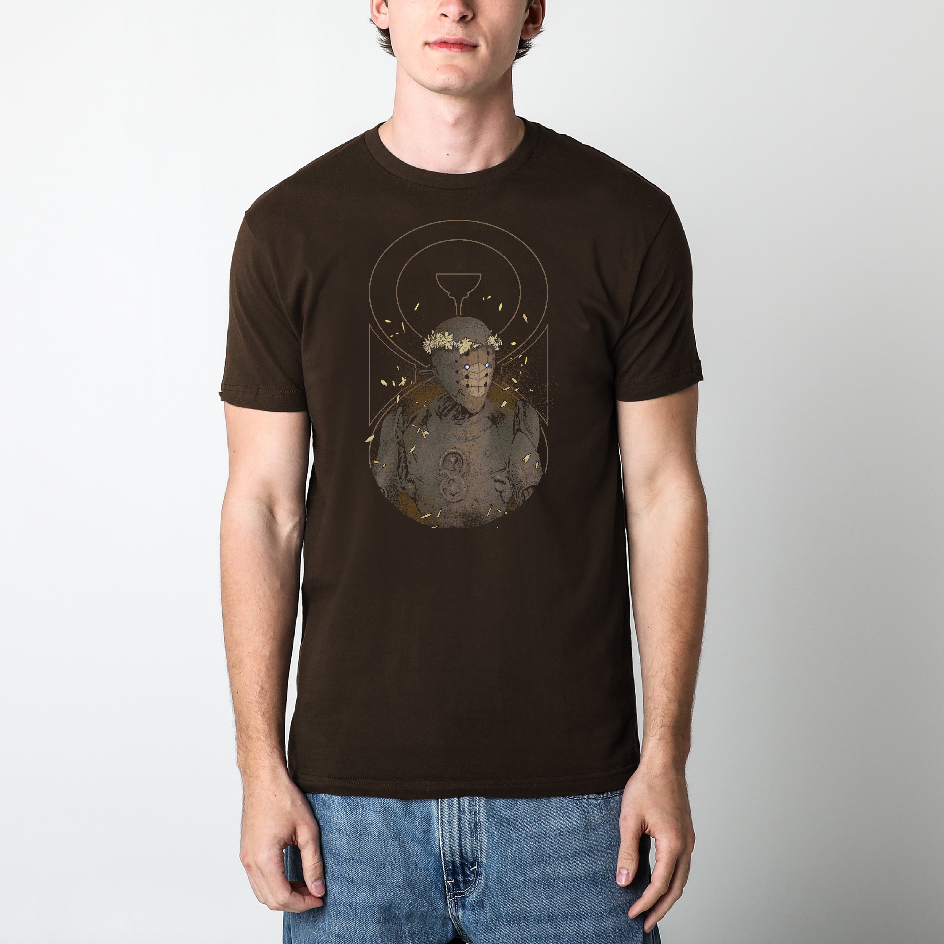 Jimmy & Cup Symbol Brown Tee