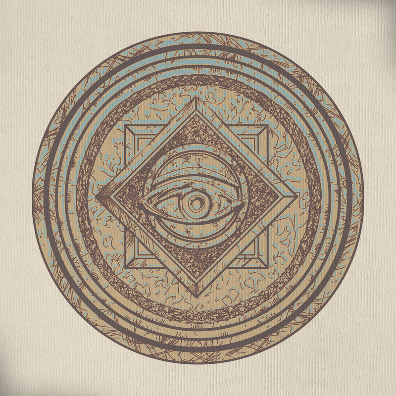 Carved Eye Symbol Natural Tee