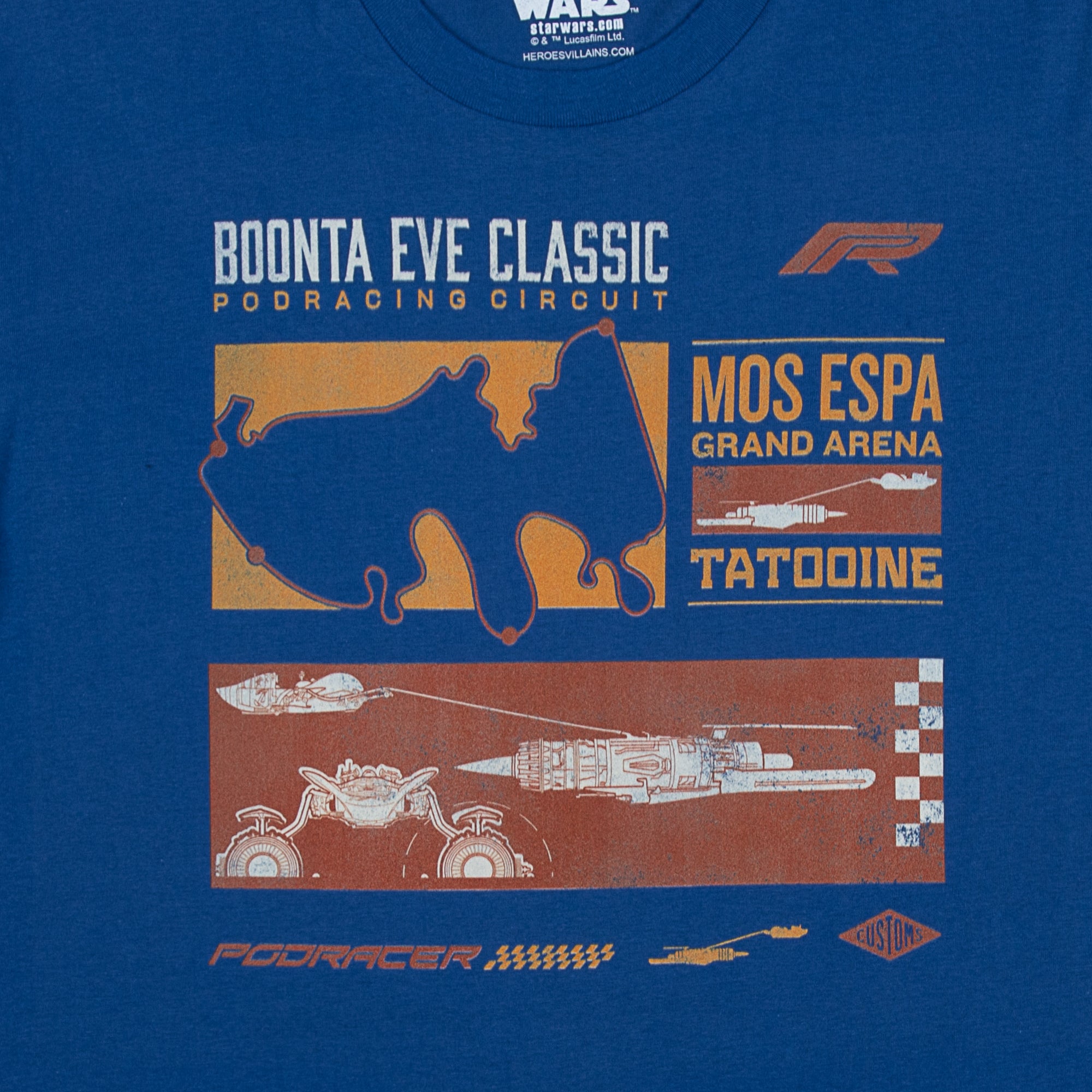 Boonta Eve Classic Multi Panel Blue Tee