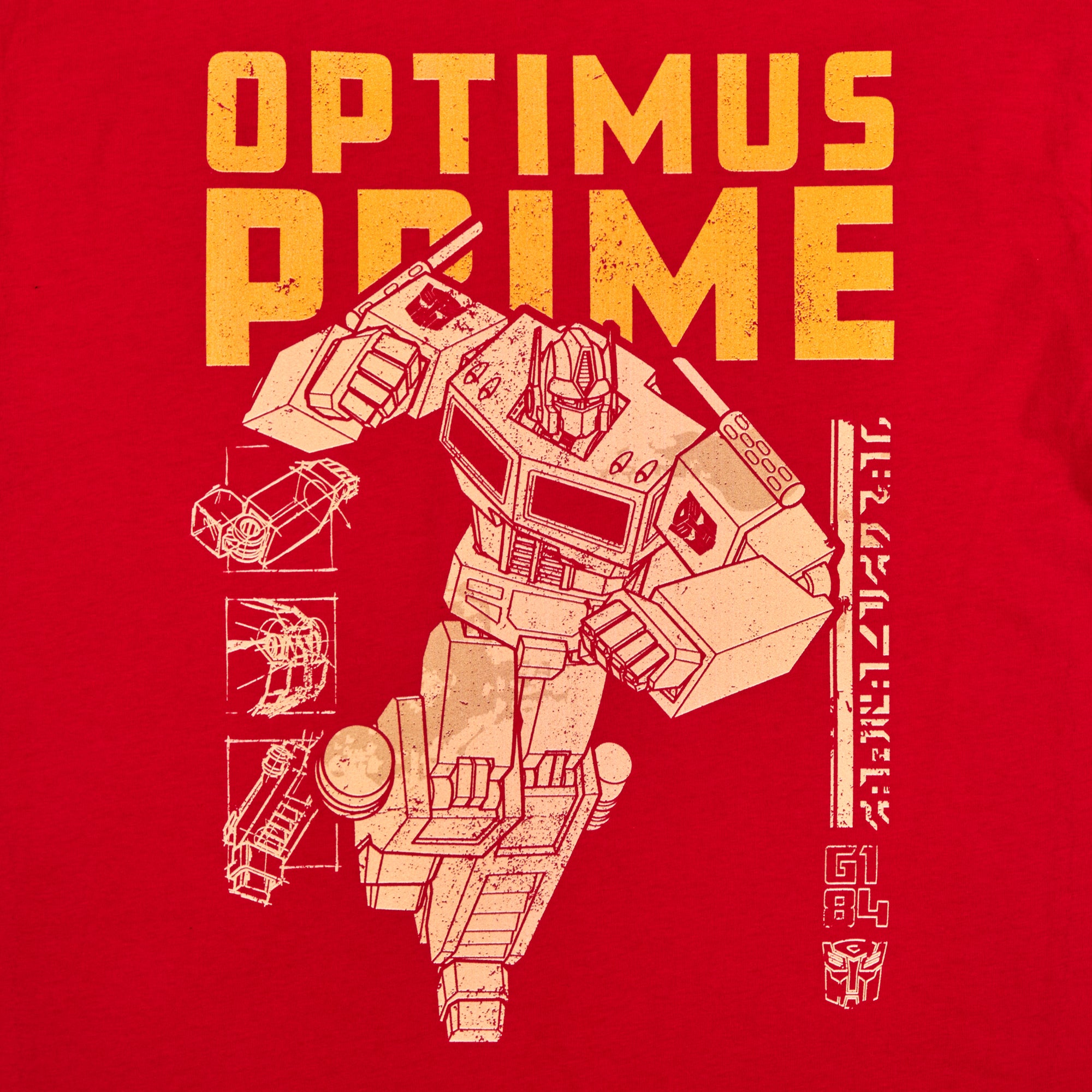 Optimus Prime Gen 1 Red Tee