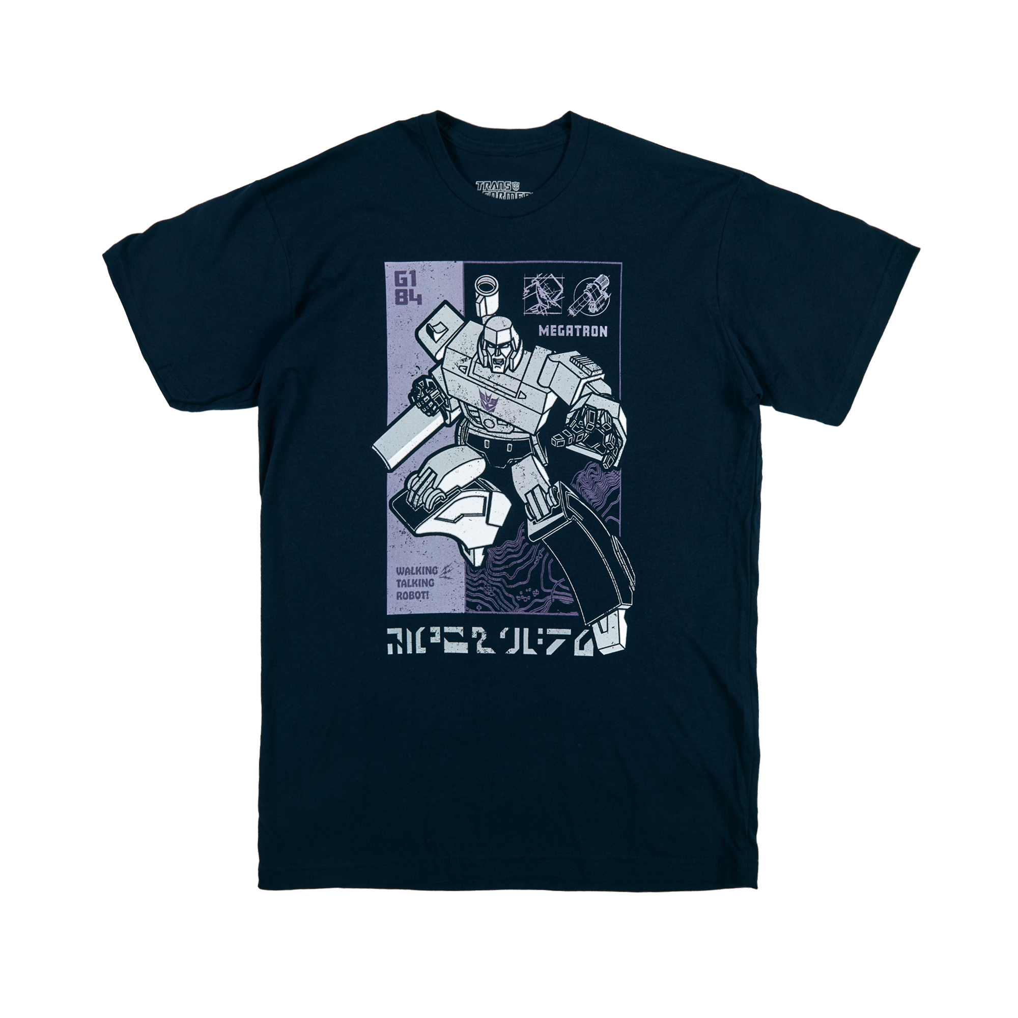 Megatron Gen 1 Robot Navy Tee