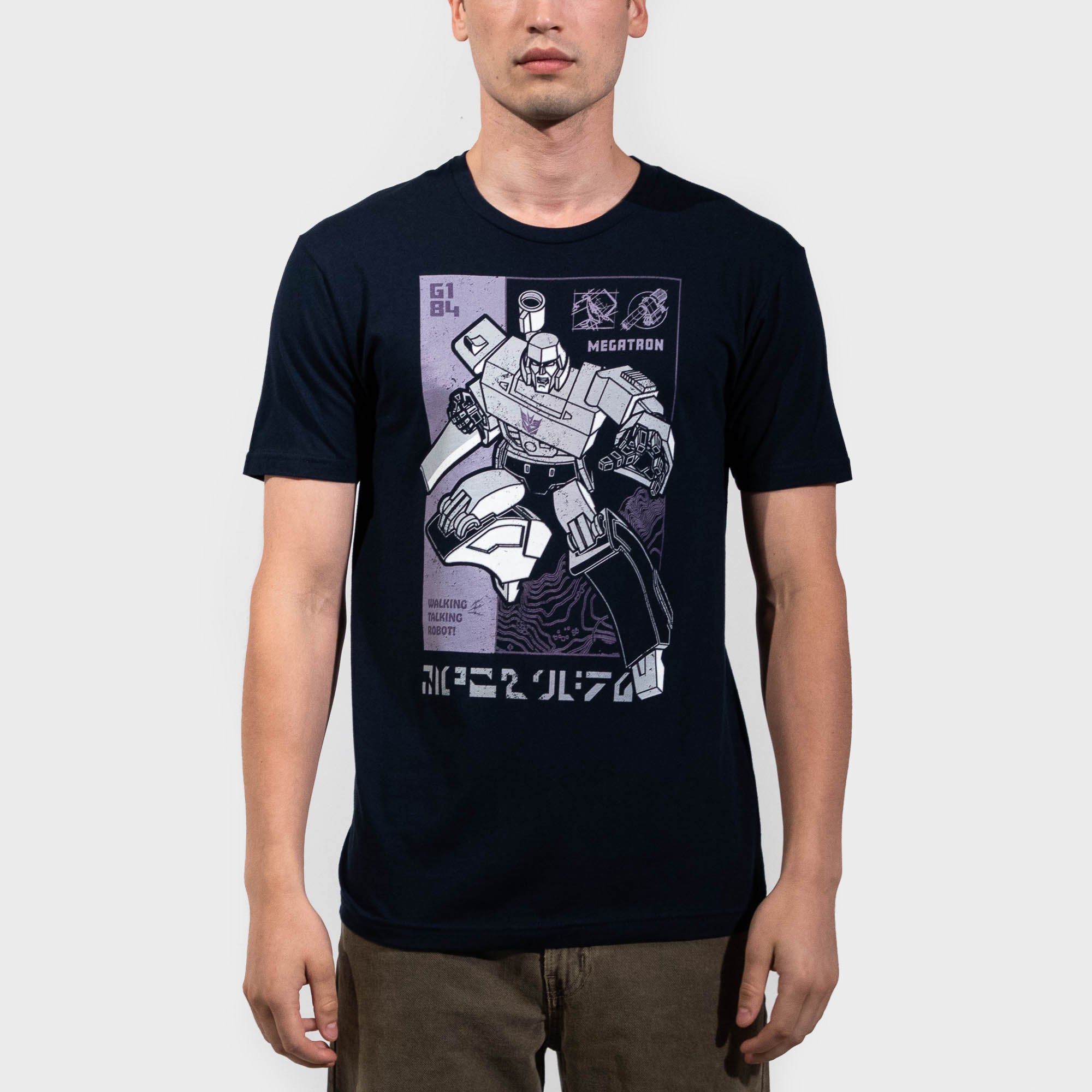 Megatron Gen 1 Robot Navy Tee