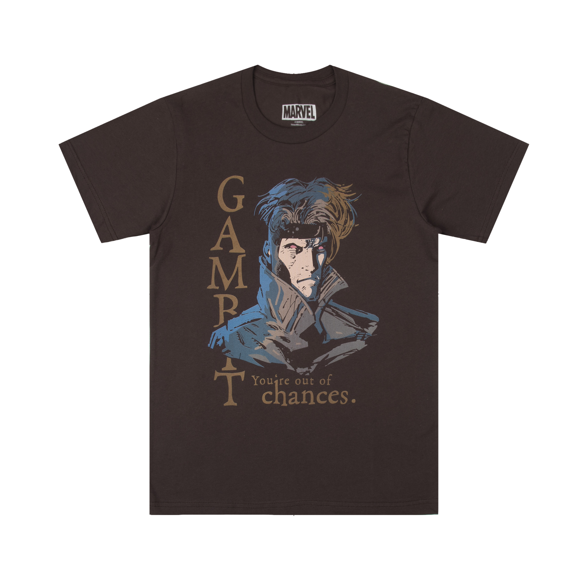 Gambit You're Out Of Chances Brown Tee