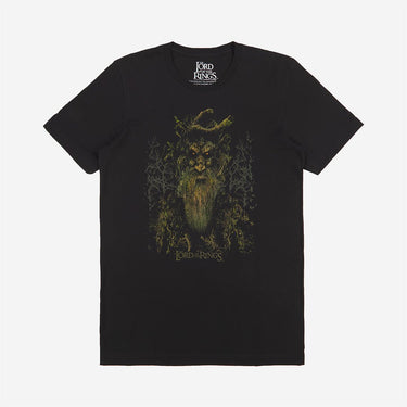 TreeBeard Metal Black Tee - Heroes & Villains-The Lord Of The Rings-T-Shirt