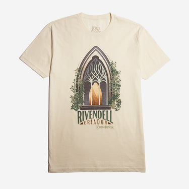 Rivendell National Park Classic Comfort Tee - Heroes & Villains-The Lord Of The Rings-T-Shirt
