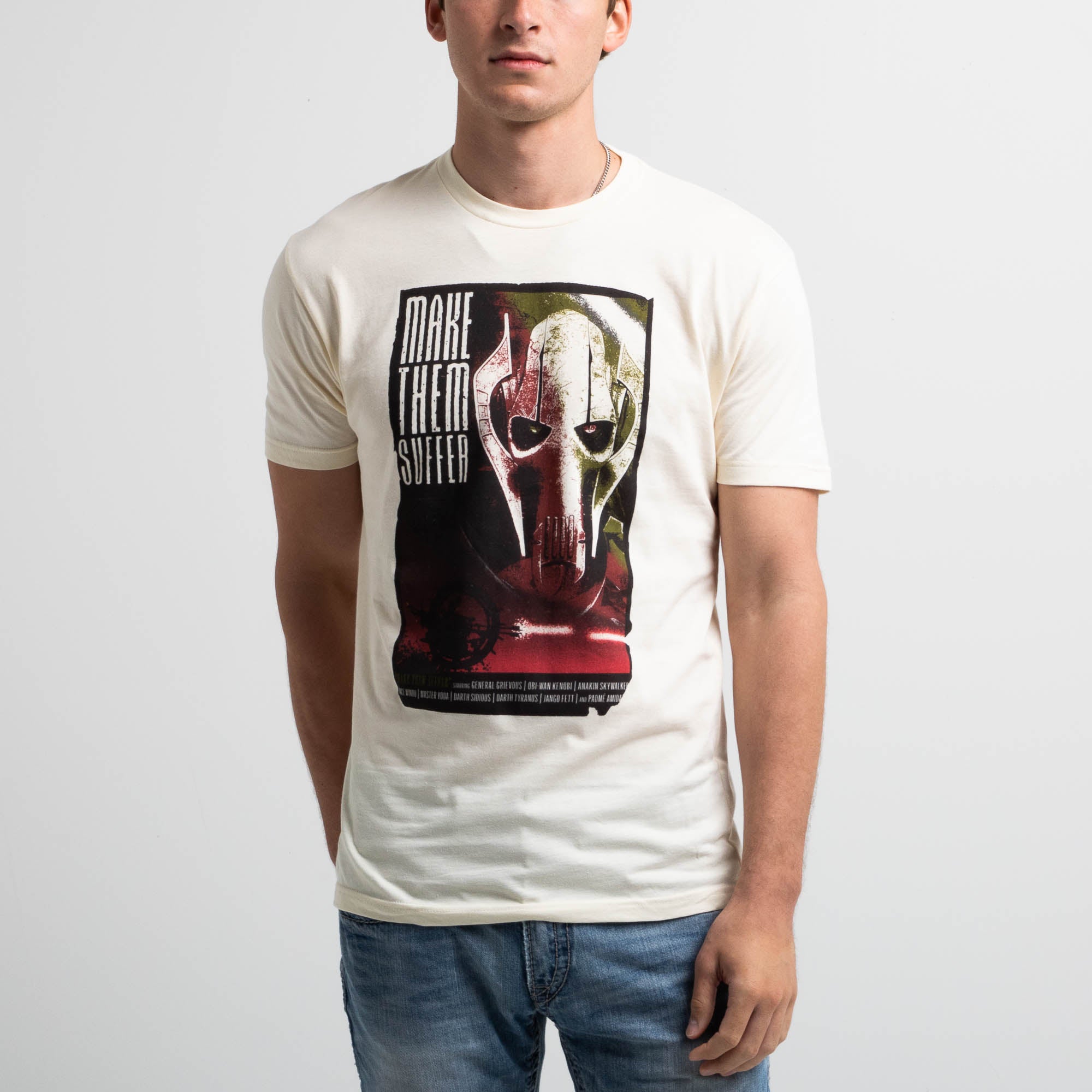 General Grievous Make Them Suffer Grindhouse Natural Tee