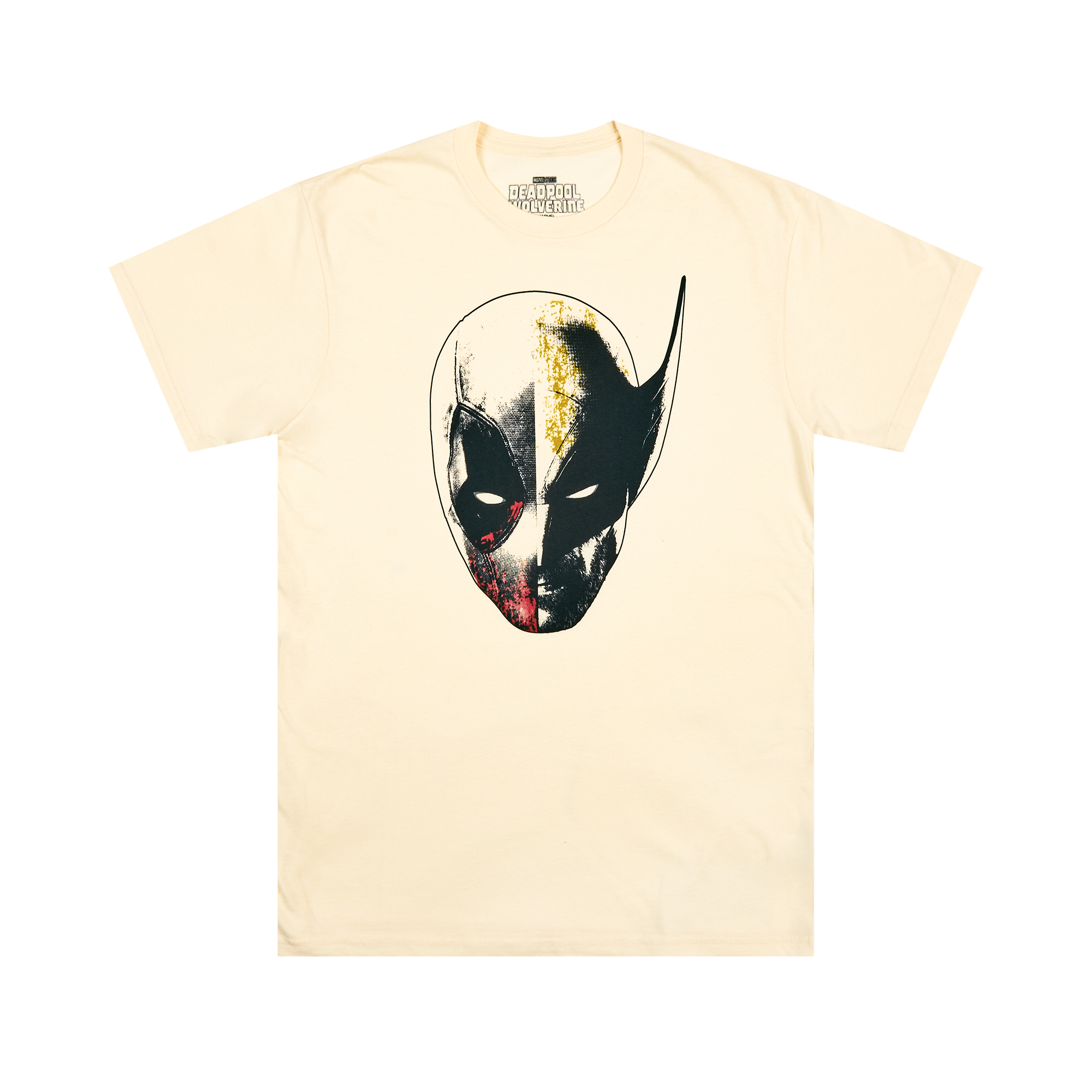 Deadpool & Wolverine Movie Masks Natural Tee