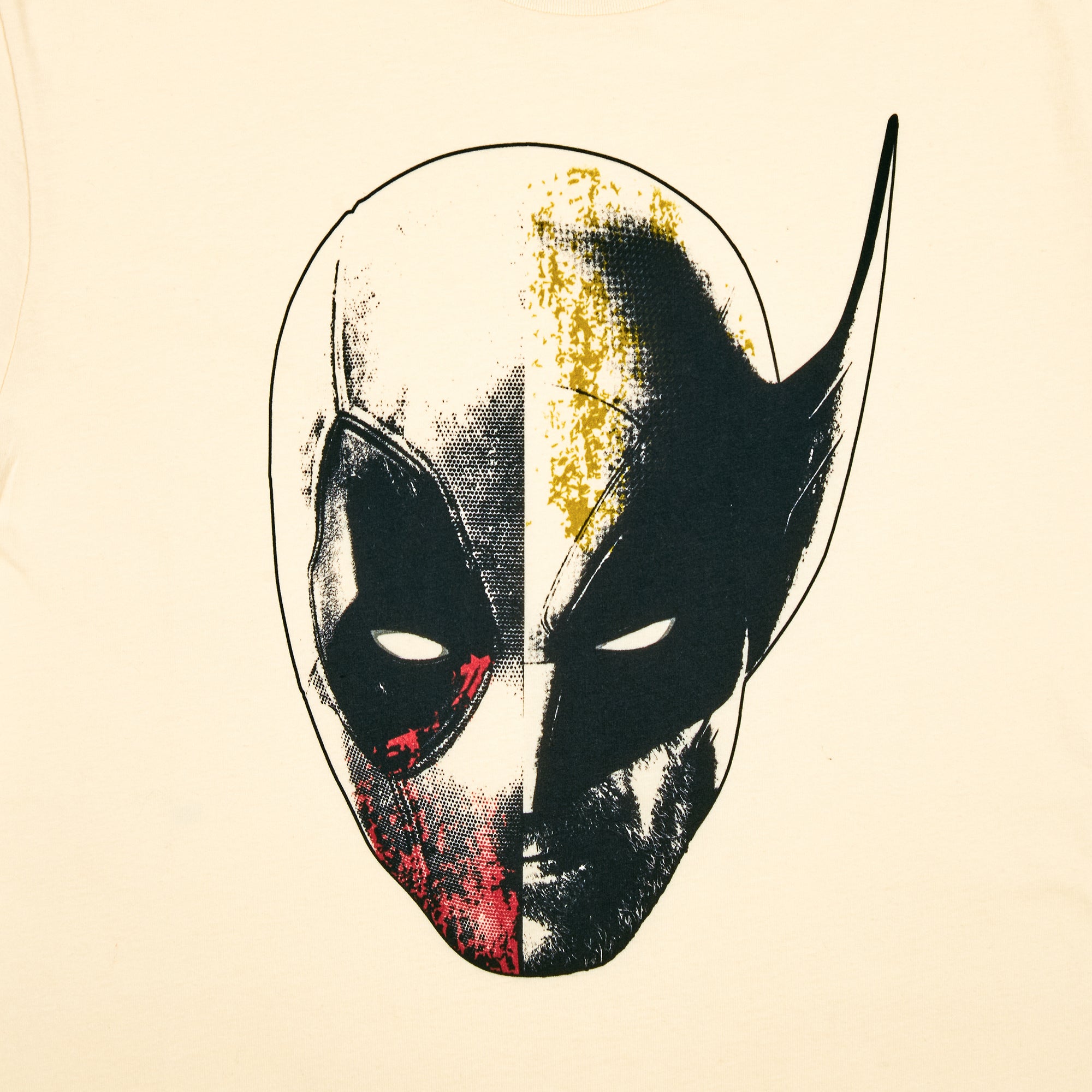 Deadpool & Wolverine Movie Masks Natural Tee