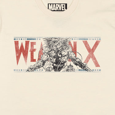 T-shirt naturel Weapon X Wolverine