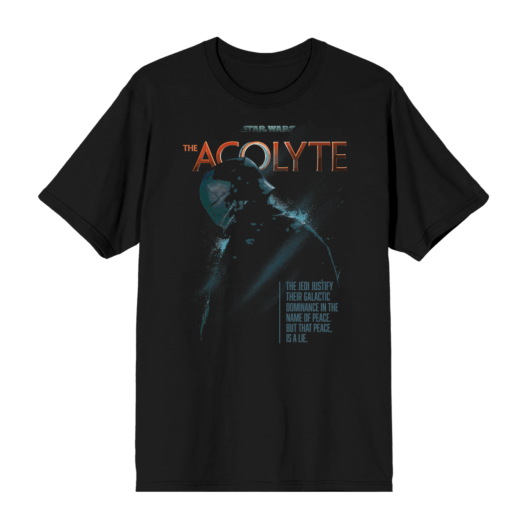 The Acolyte Masked Sith Black Tee