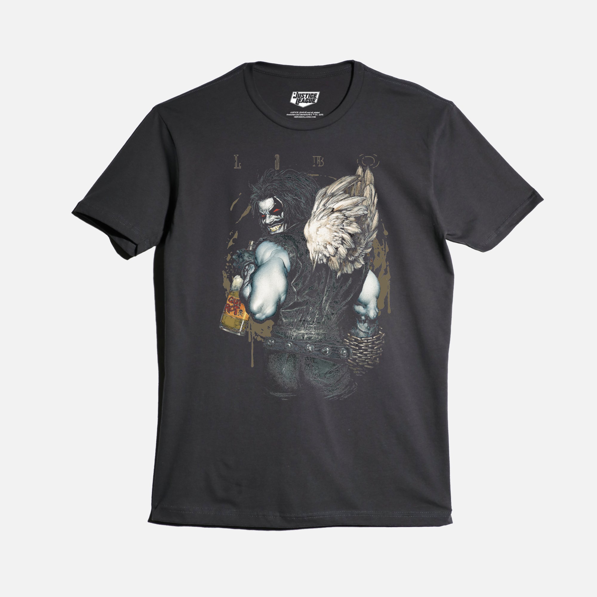 Lobo With Wings Brown Tee