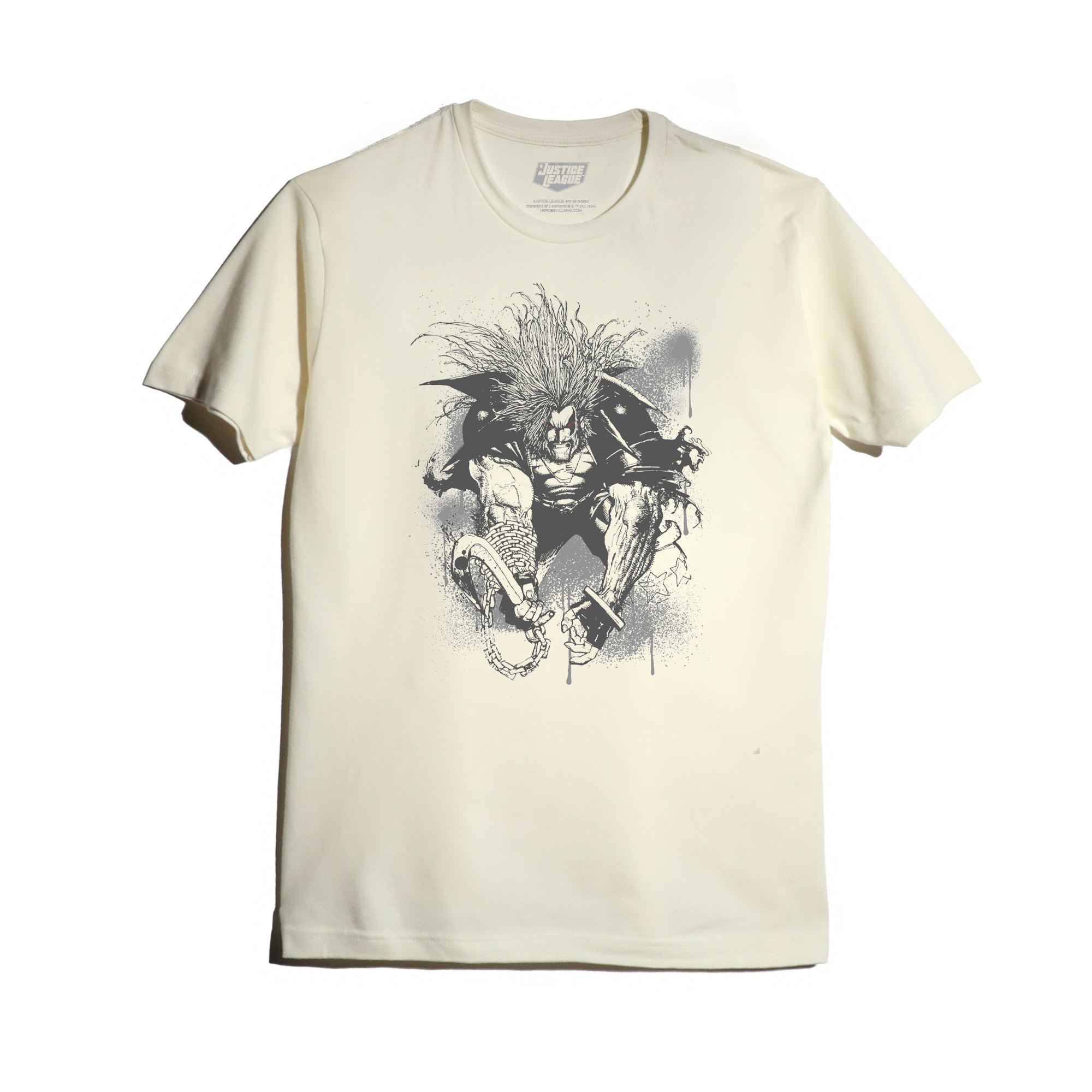 Lobo With Hook Natural Tee