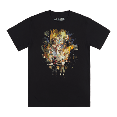 League Of Legends Violet & Ekko Viewing Tree Of Life Black Tee