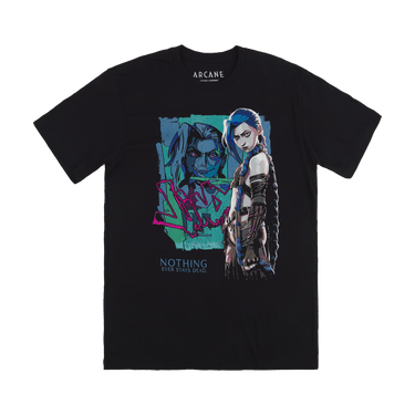 League Of Legends Jinx Black Tee