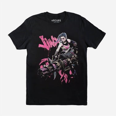 Jinx Champion Classic Comfort Tee - Heroes & Villains-Arcane-T-Shirt