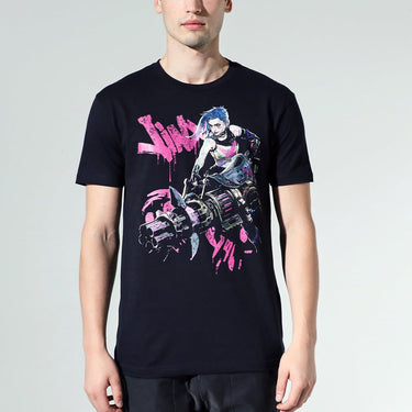 Jinx Champion Classic Comfort Tee - Heroes & Villains-Arcane-T-Shirt