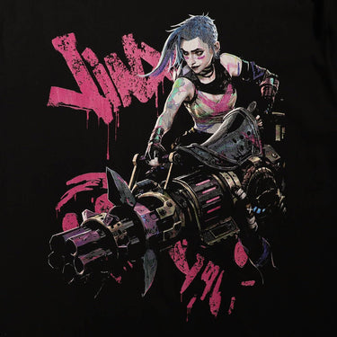 Jinx Champion Classic Comfort Tee - Heroes & Villains-Arcane-T-Shirt