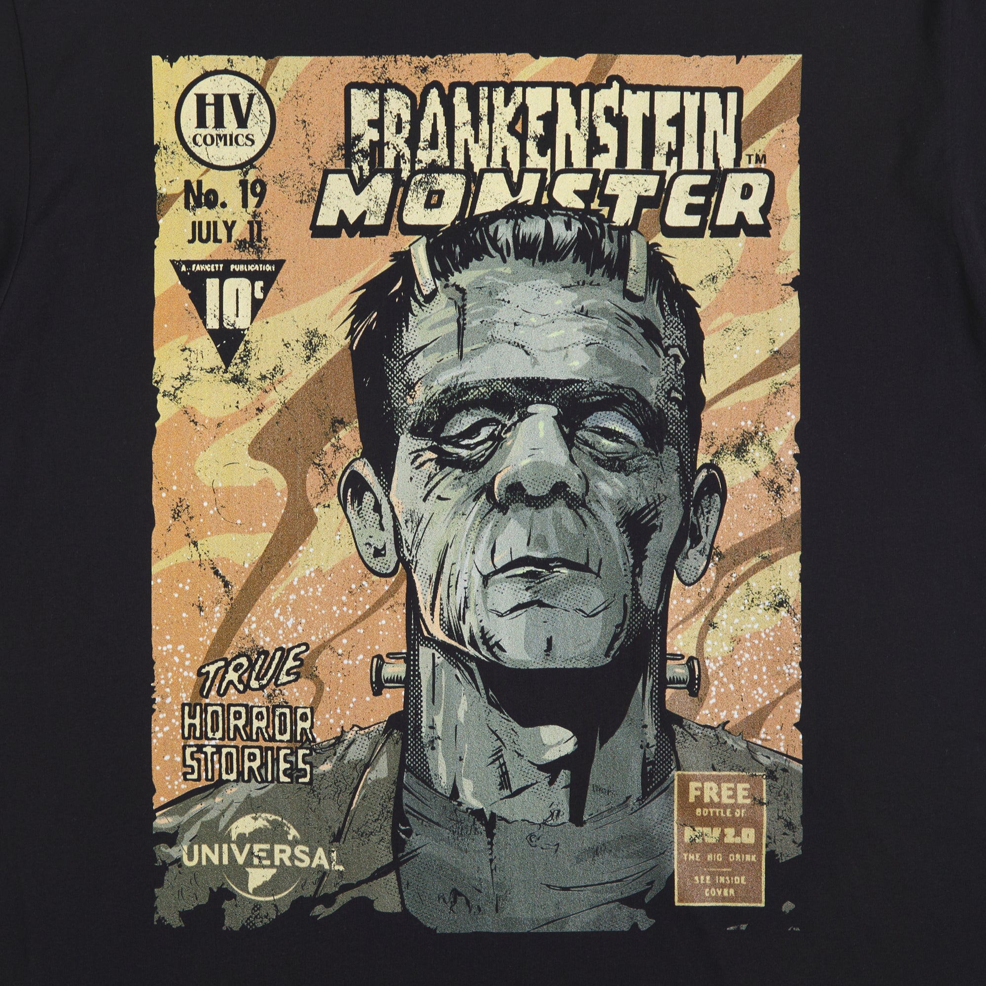 Frankenstein Black Tee