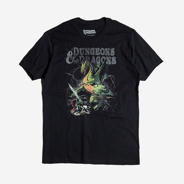 Vintage Companions Rules Green Dragon Classic Comfort Tee - Heroes & Villains-Dungeons & Dragons-T-Shirt