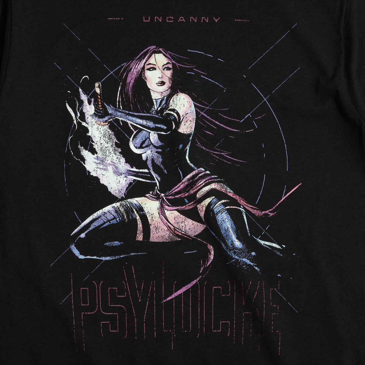 Marvel Uncanny X-Men Psylocke Black Classic Comfort Tee | Heroes 