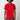 A male model featuring a dynamic graphic tee featuring a striking silhouette of Daredevil in mid-air, outlined by his signature billy club linework. The bold red background enhances the action-packed design, capturing the essence of Hell’s Kitchen’s guardian.